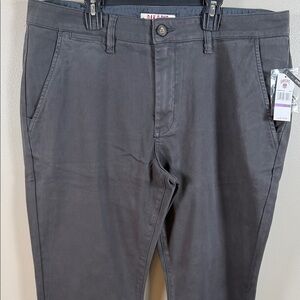 Oak & Rye Men's Charcoal Gray Chino Pants 38x30